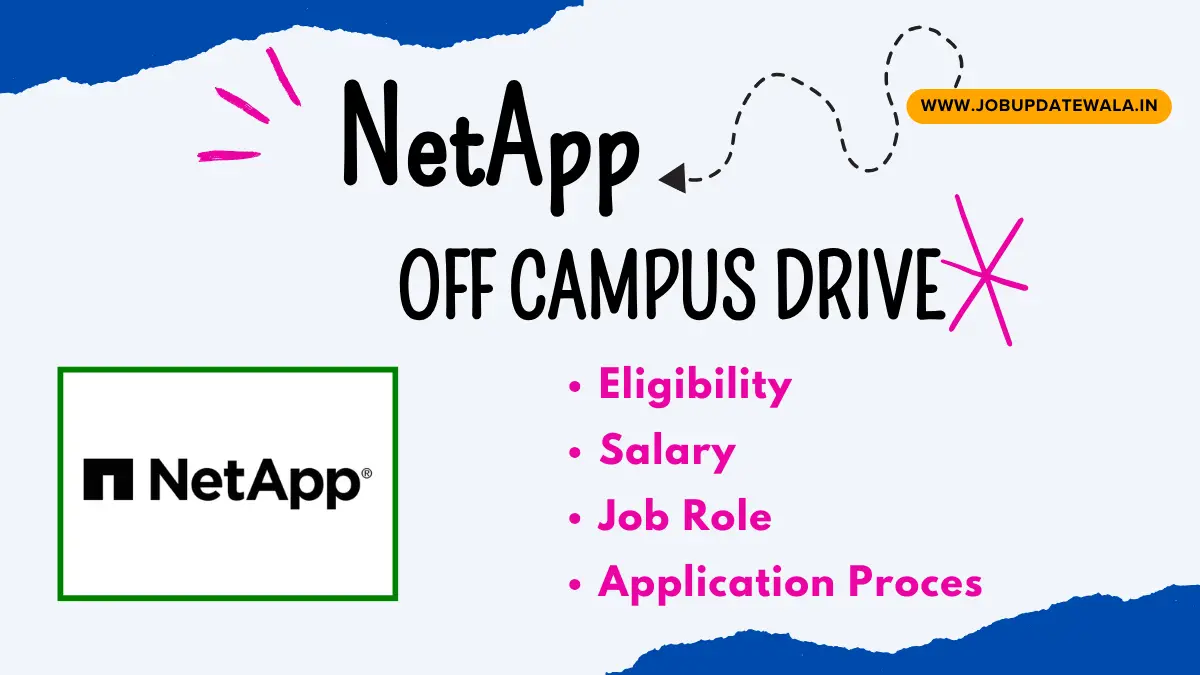 NetApp Hiring 2024 Software Engineer Positions Available