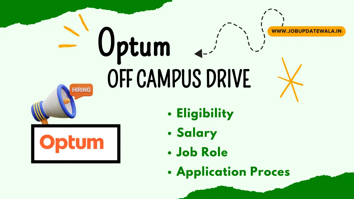 Optum Off Campus Drive 2024 Optum Hiring Software Engineer