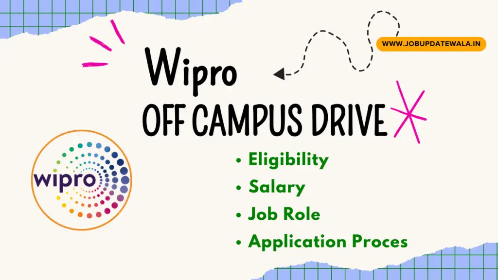 Wipro off campus hiring 2024, wipro new job updates