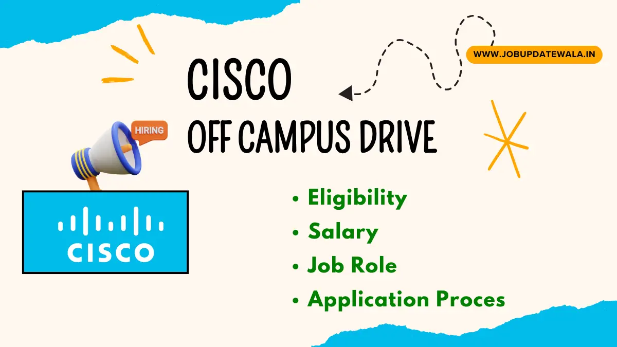 Cisco Off Campus Drive 2024 Hiring for Software Engineer