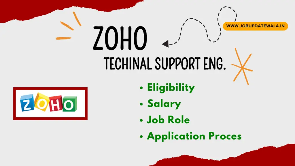 ZOHO Off Campus Drive 2024 Hiring for Technical Support Engineer