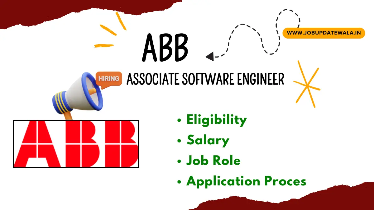 ABB Off Campus Drive 2024 ABB Hiring for Associate Software Engineer