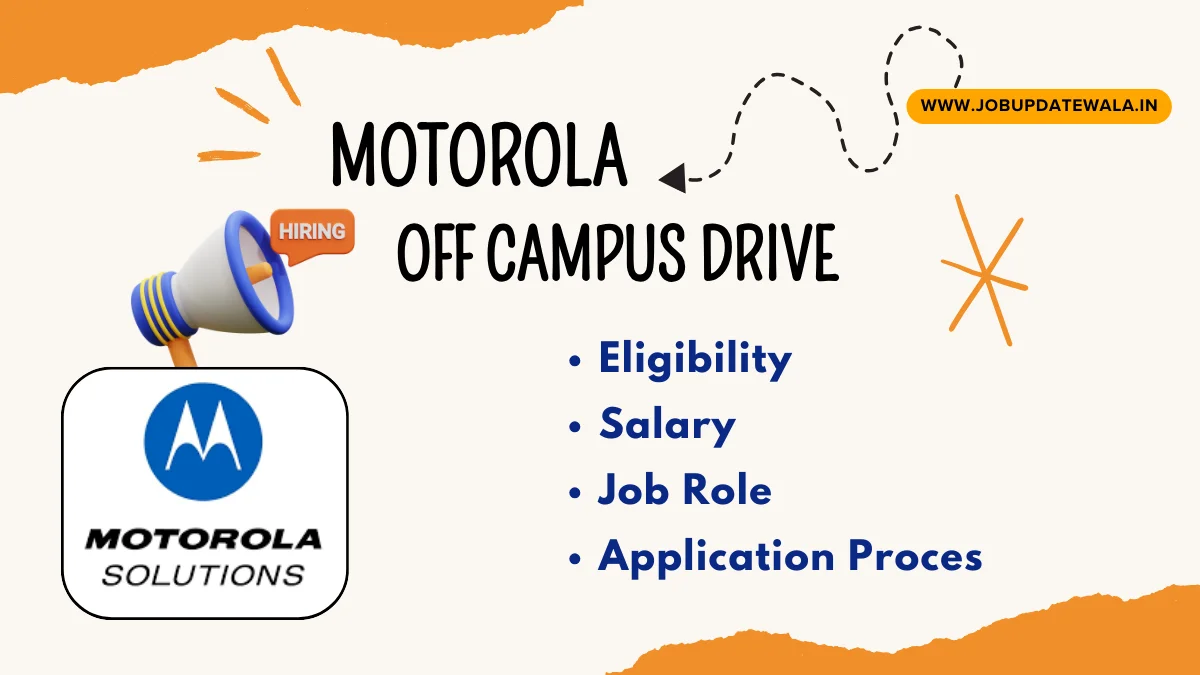 Motorola Solutions Off Campus Drive 2024 Motorola Hiring Junior Devops Engineer