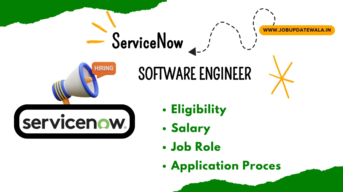 ServiceNow Off Campus Drive 2024 ServiceNow Hiring Network Engineer